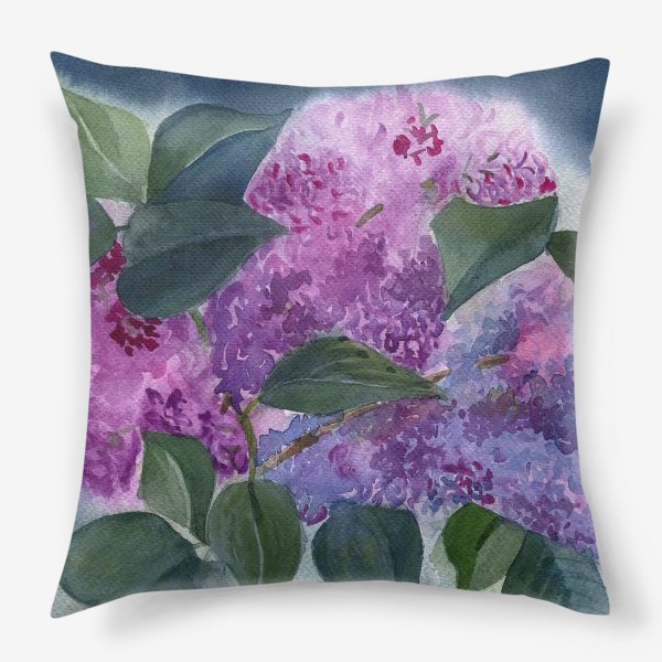 Подушка «фиолетовый цвет»
