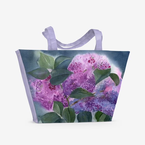 Пляжная сумка «фиолетовый цвет»