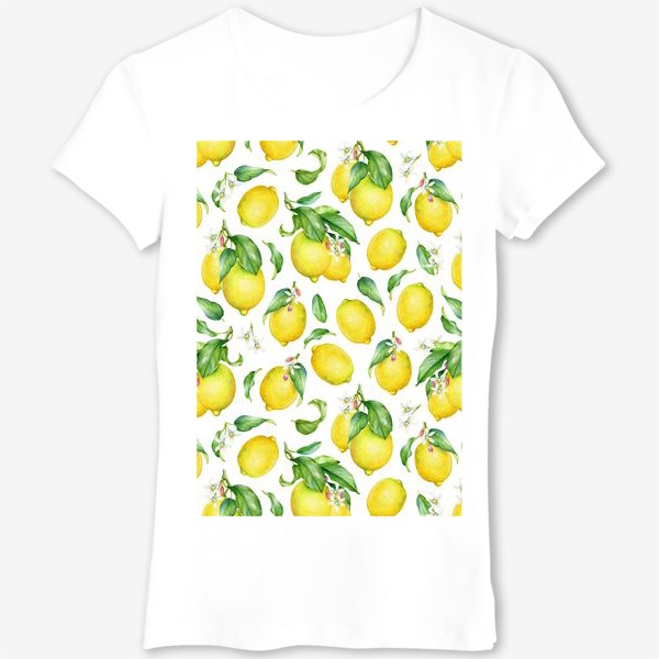 Футболка «Паттерн с лимонами светлый»
