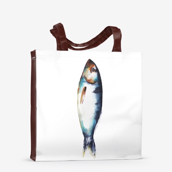 Сумка-шоппер «Рыба. Акварель»