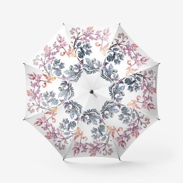 Зонт «Узорные листья»