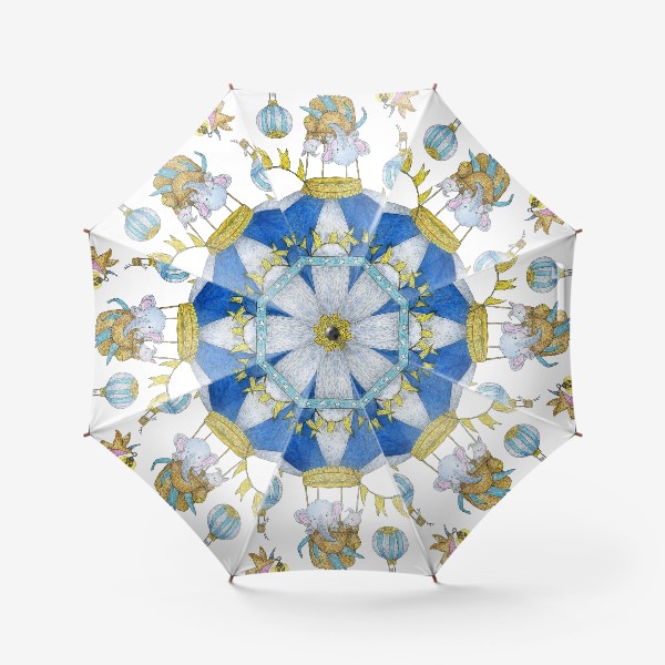 Зонт «Путешествие на воздушном шаре»
