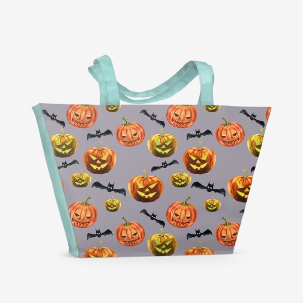 Пляжная сумка «темная ночь Хеллоуина»