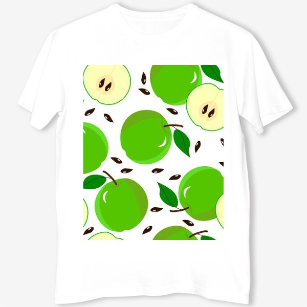 Футболка «Зеленые  яблоки»