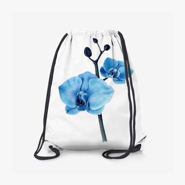 Рюкзак «Голубая орхидея фаленопсис»