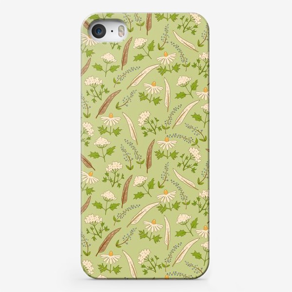 Чехол iPhone «Зеленая полянка»