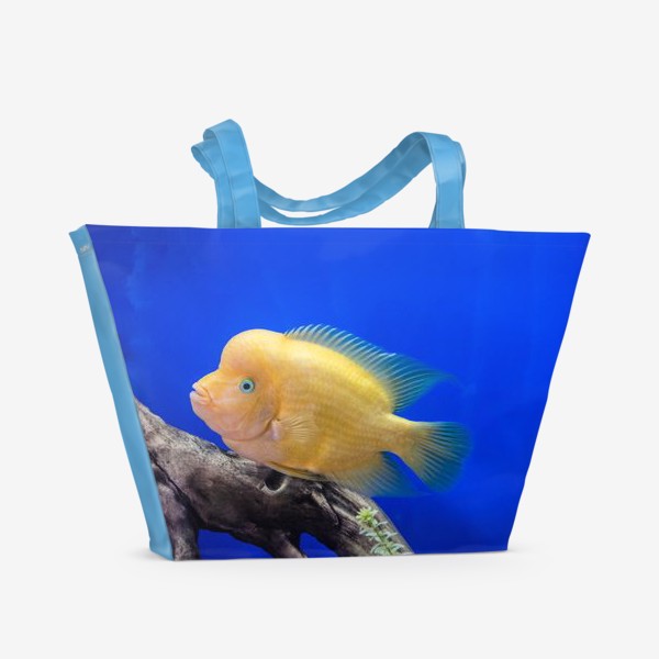 Пляжная сумка «рыбка в пруду»