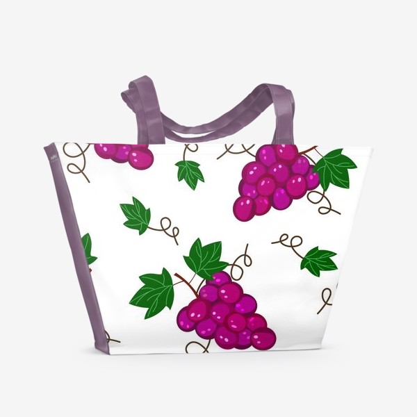 Пляжная сумка «Виноград »