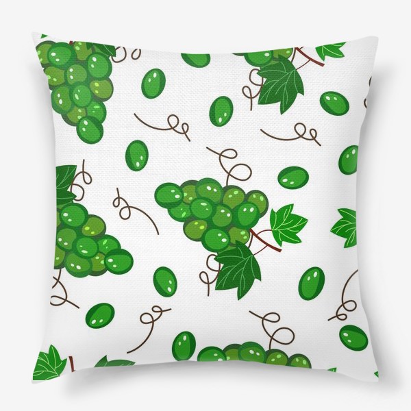 Подушка «Зеленый виноград»