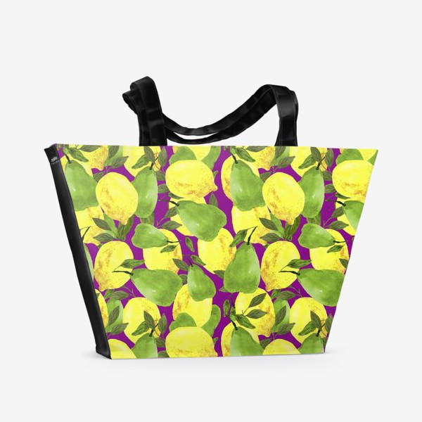 Пляжная сумка &laquo;Лимоны и груши&raquo;