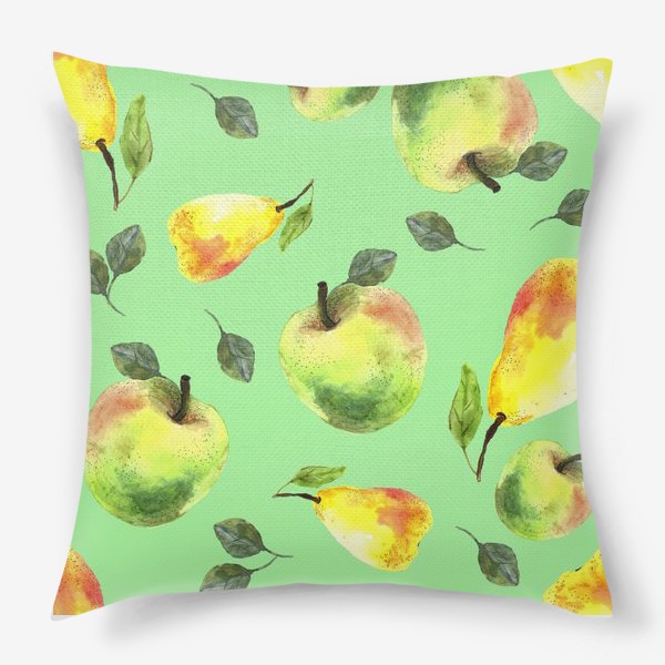 Подушка «Яблоки и груши»