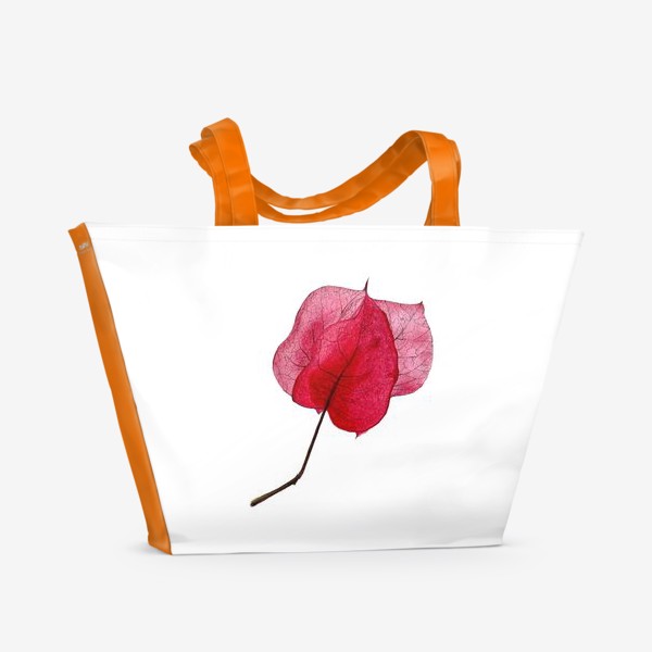 Пляжная сумка &laquo;Розовый цветок бугенвиллея&raquo;