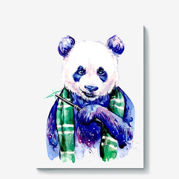 Холст «панда Драко»