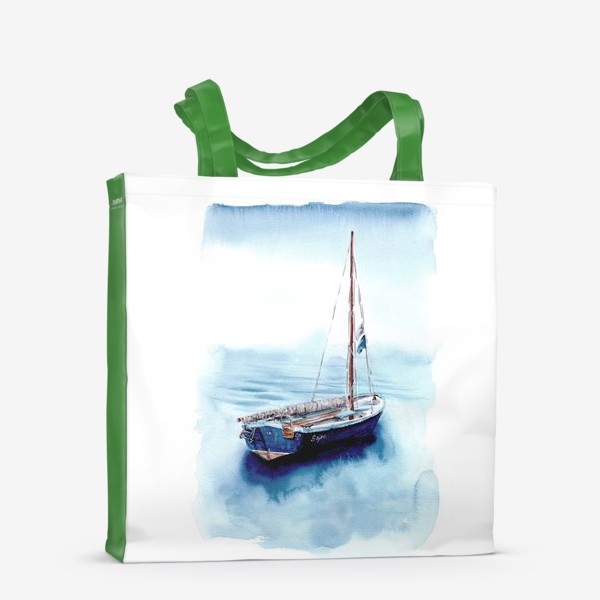 Сумка-шоппер «Лодка уходит в море»