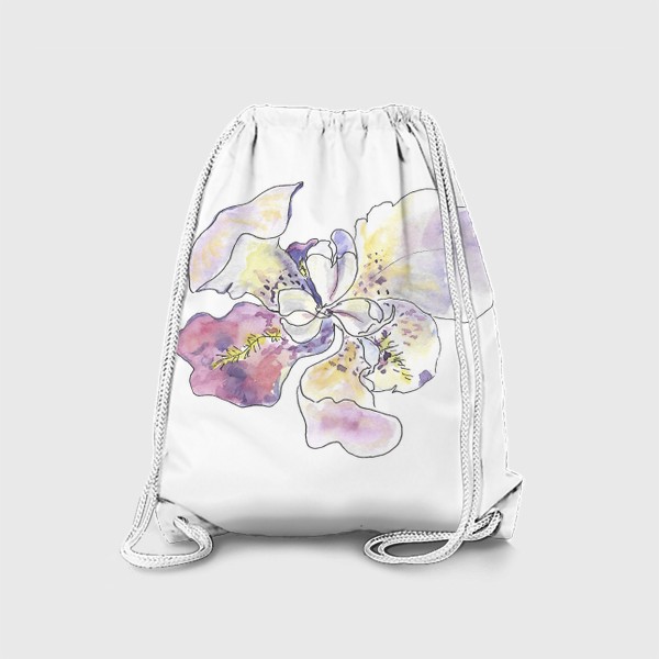 Рюкзак «Цветочное настроение. Ирис во всей красе.»