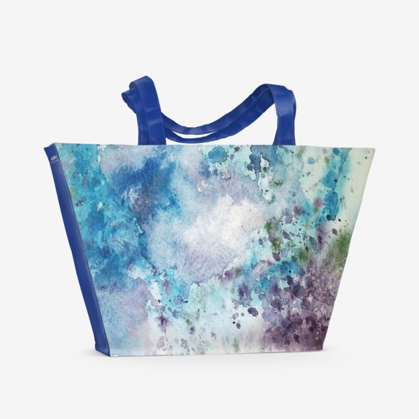 Пляжная сумка «акварельная абстракция»