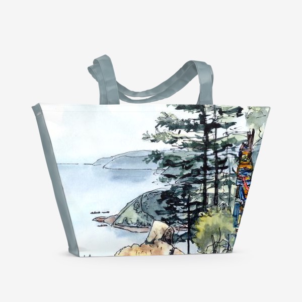 Пляжная сумка «Байкал»