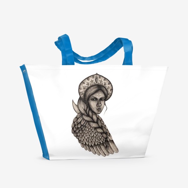 Пляжная сумка «Царевна лебедь»