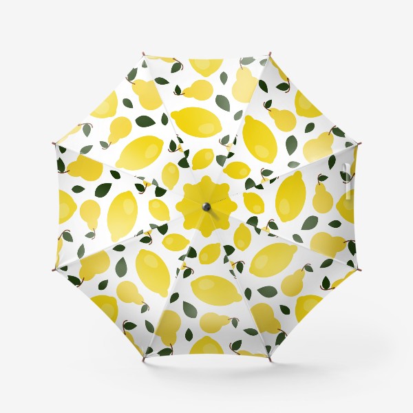 Зонт «паттерн лимон и груши»