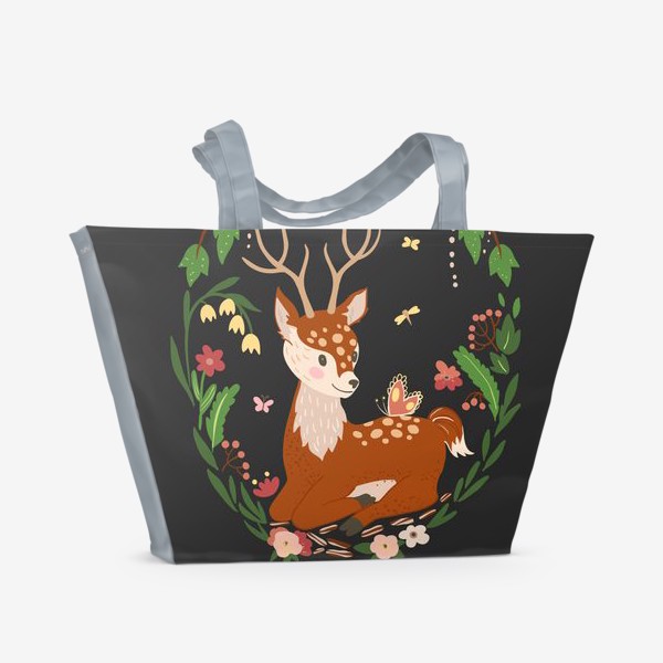 Пляжная сумка «Лесной олень»