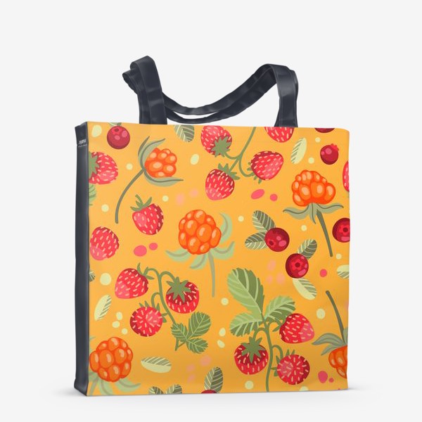 Сумка-шоппер «Яркие лесные ягоды»