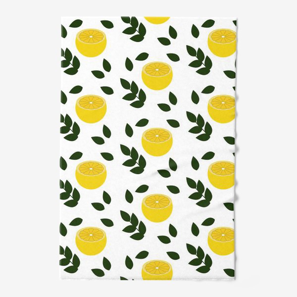 Полотенце «паттерн половинки лимона»