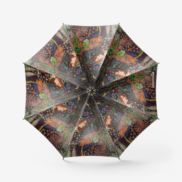 Зонт «Летняя ночь в старом саду»