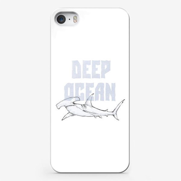 Чехол iPhone «Акула-молот. Глубокий океан»