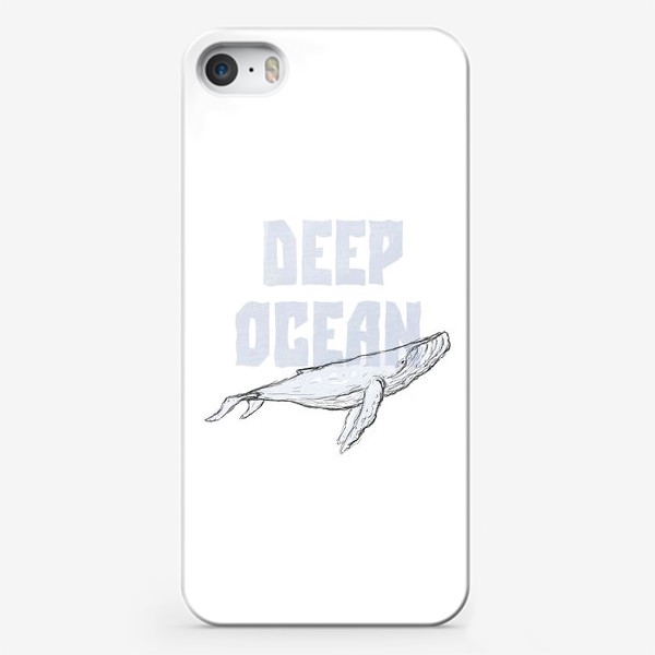 Чехол iPhone «Кит. Глубокий океан»