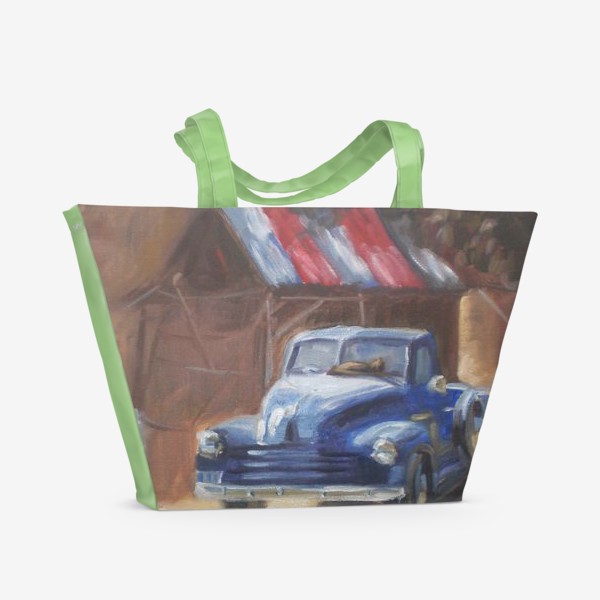 Пляжная сумка «Старый автомобиль»