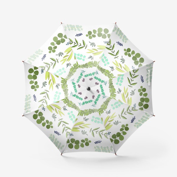 Зонт «Ботаника: листья»