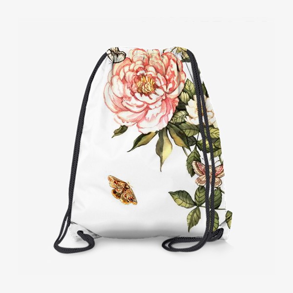 Рюкзак «Винтажные акварельные цветы»
