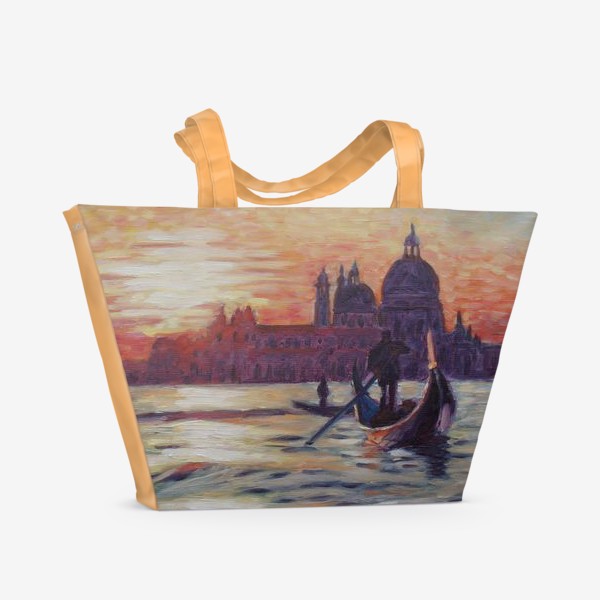 Пляжная сумка &laquo;Закат в Венеции&raquo;