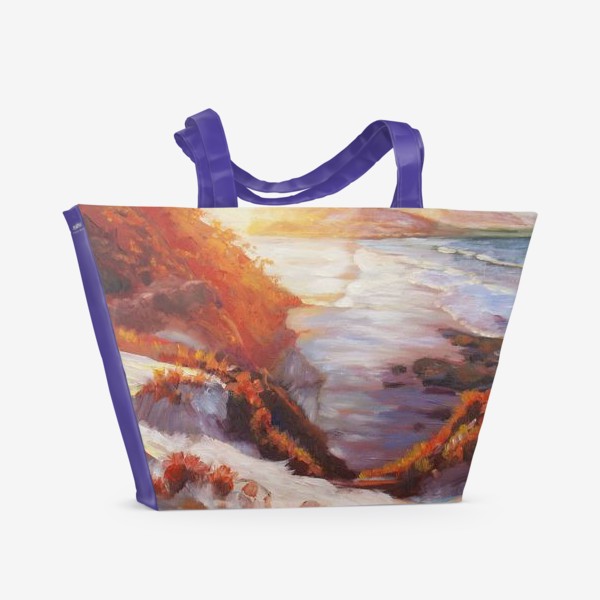 Пляжная сумка «Закат на пляже»