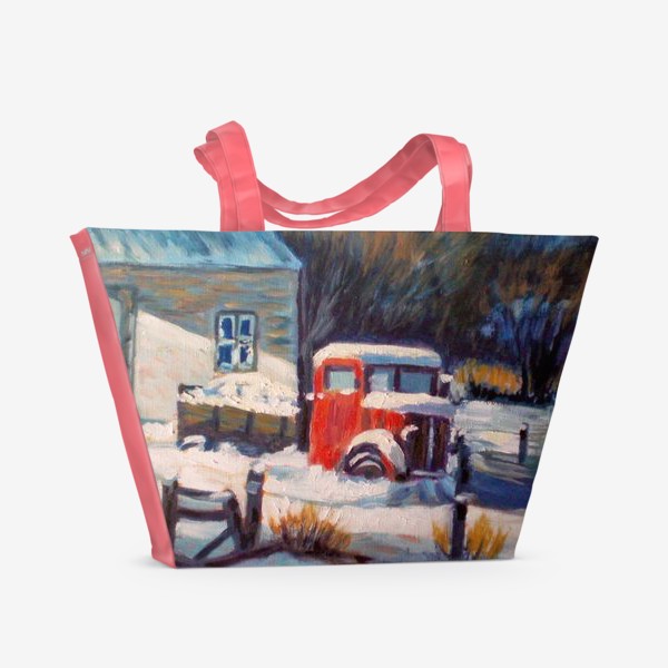 Пляжная сумка «Снежный грузовик»
