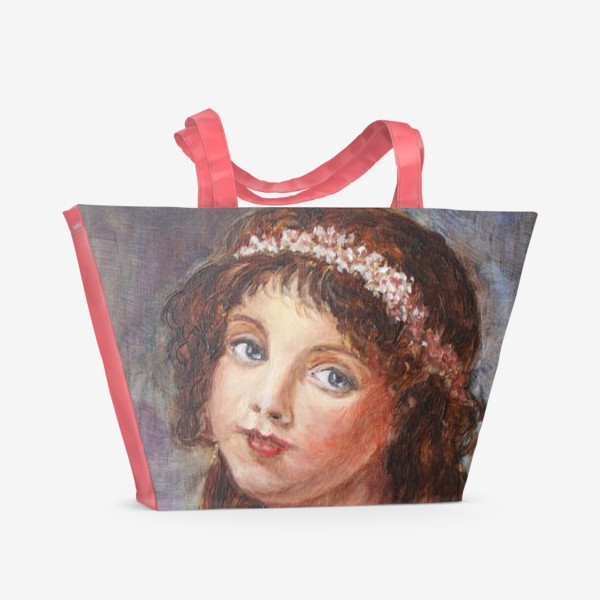 Пляжная сумка «Портрет девочки»