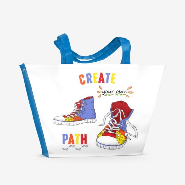 Пляжная сумка «Create your own path»