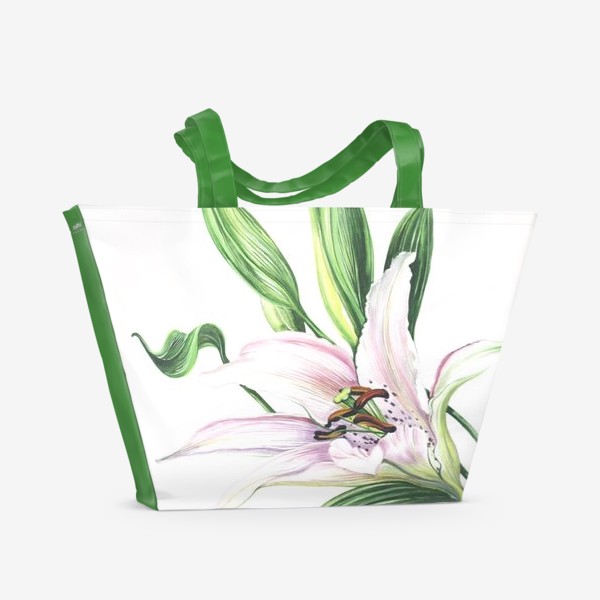 Пляжная сумка «Лилия»