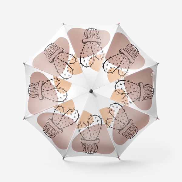 Зонт «Минималистичный кактус»