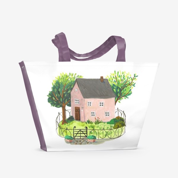 Пляжная сумка «Милый дом»