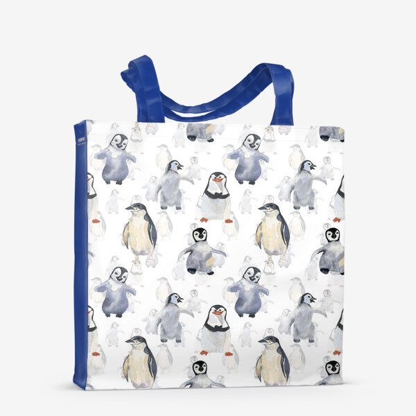 Сумка-шоппер «веселые пингвины»