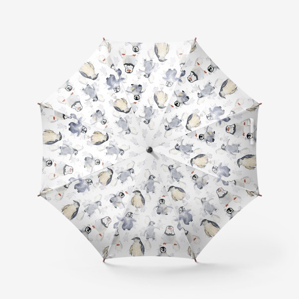 Зонт «веселые пингвины»
