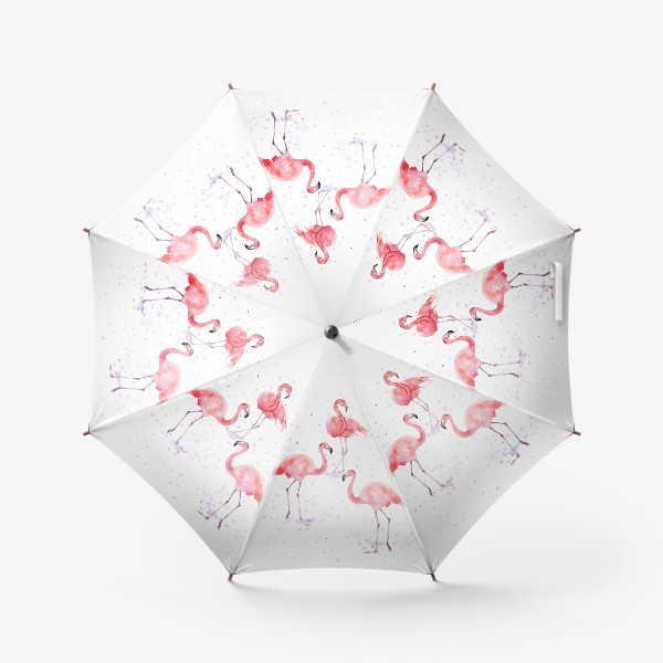 Зонт «Розовые фламинго»