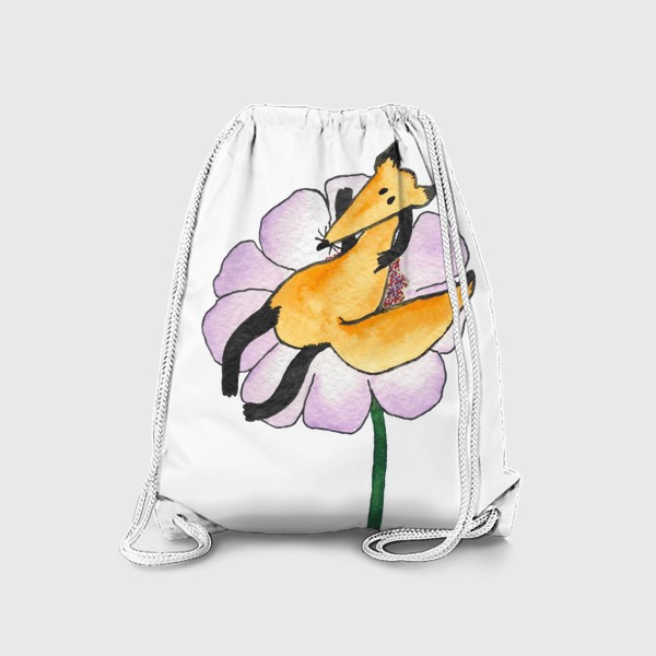 Рюкзак «Лисенок на цветочке»