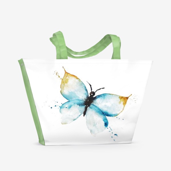 Пляжная сумка «Акварельная бабочка»