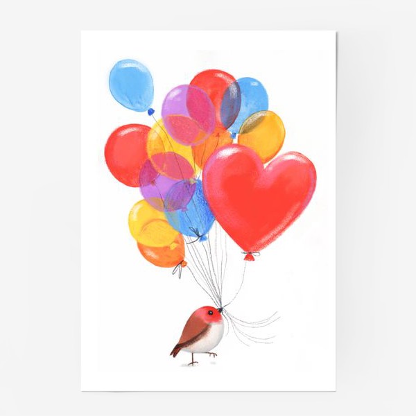 Постер «Воздушные шарики»