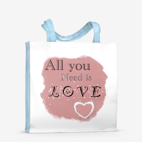 Сумка-шоппер «All you need is love»