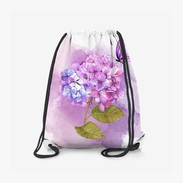 Рюкзак «розовая гортензия»