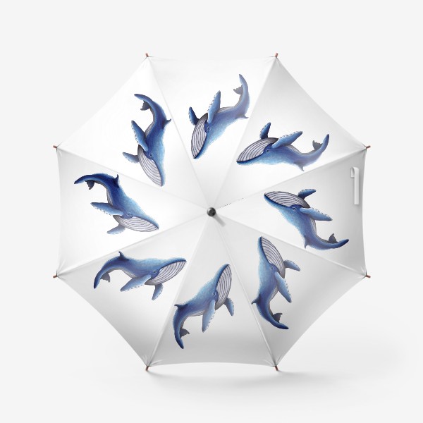 Зонт «Синий кит»