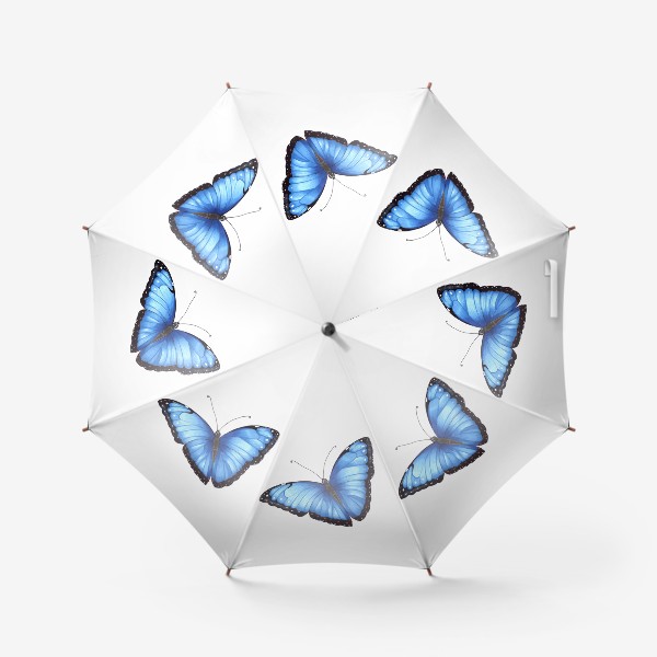 Зонт «Голубая бабочка»